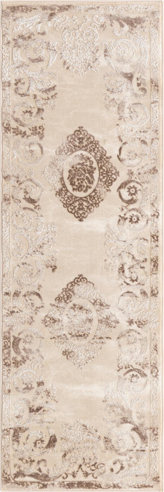 Bloomsbury Elegance Collection Area Rug - Mayfair Runner Beige  lifestyle 100