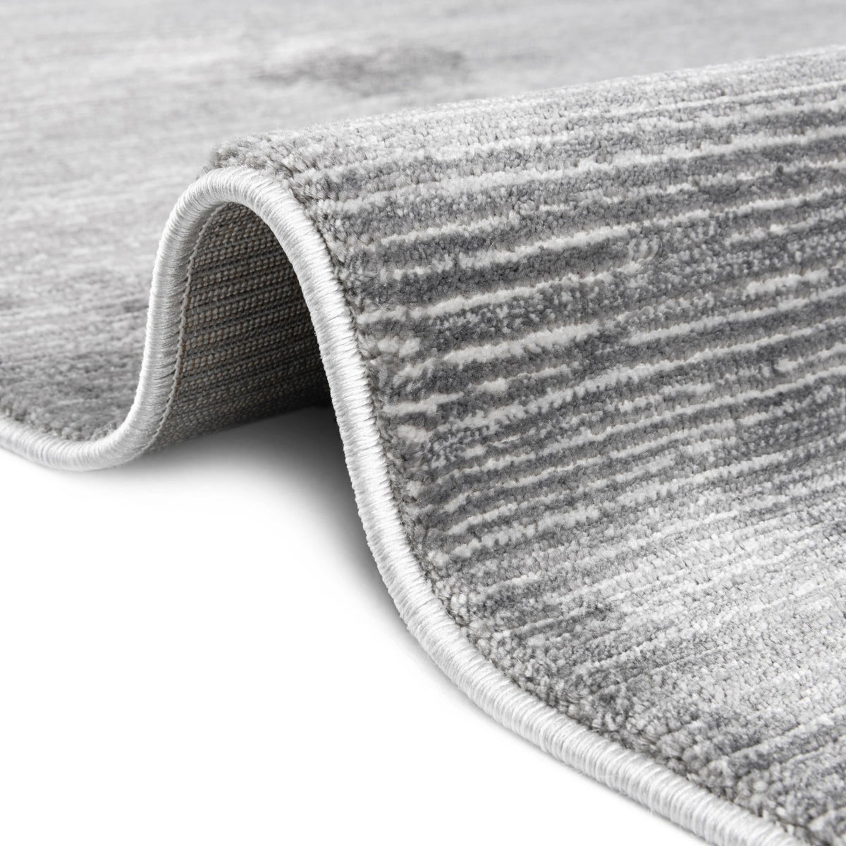 Bloomsbury Elegance Collection Area Rug -  Kensington (Gray) Oval Gray  lifestyle 67