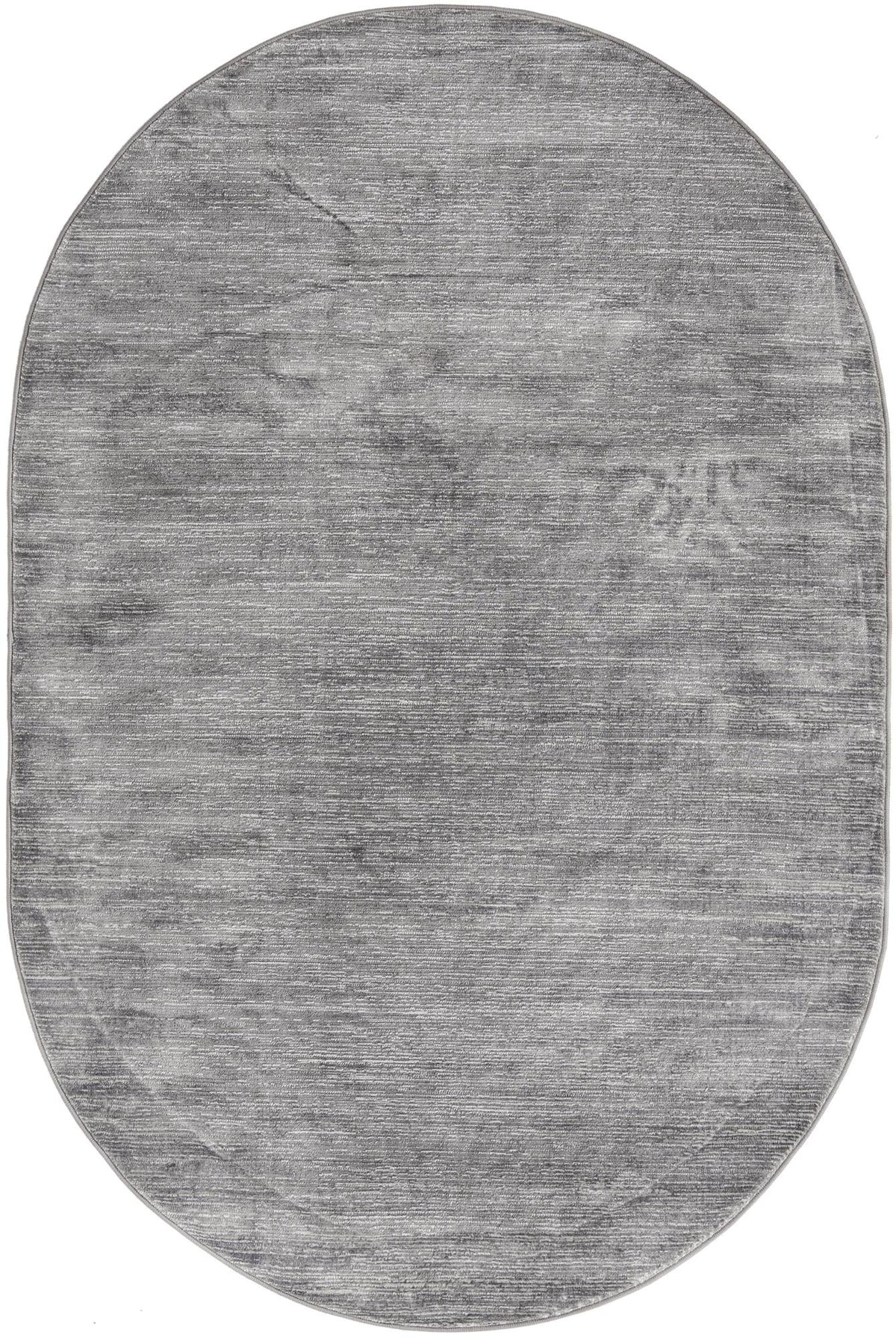 Bloomsbury Elegance Collection Area Rug -  Kensington (Gray) Oval Gray  lifestyle 17