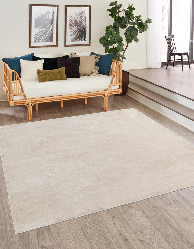 Bloomsbury Elegance Collection Area Rug -  Kensington (Ivory) Square Ivory  lifestyle 21