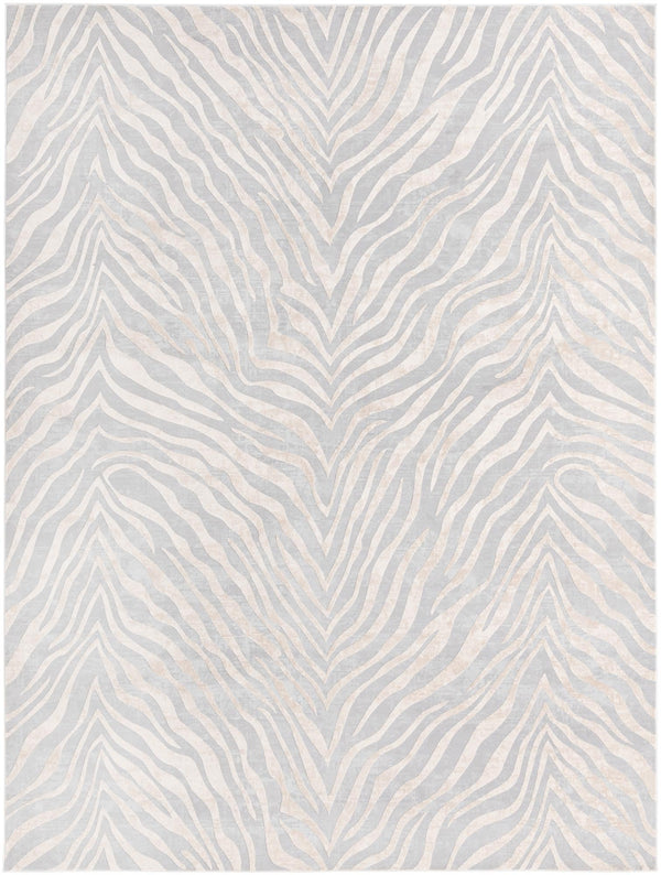 Bloomsbury Elegance Collection Area Rug -  Chelsea Rectangle Gray and Ivory  lifestyle 3