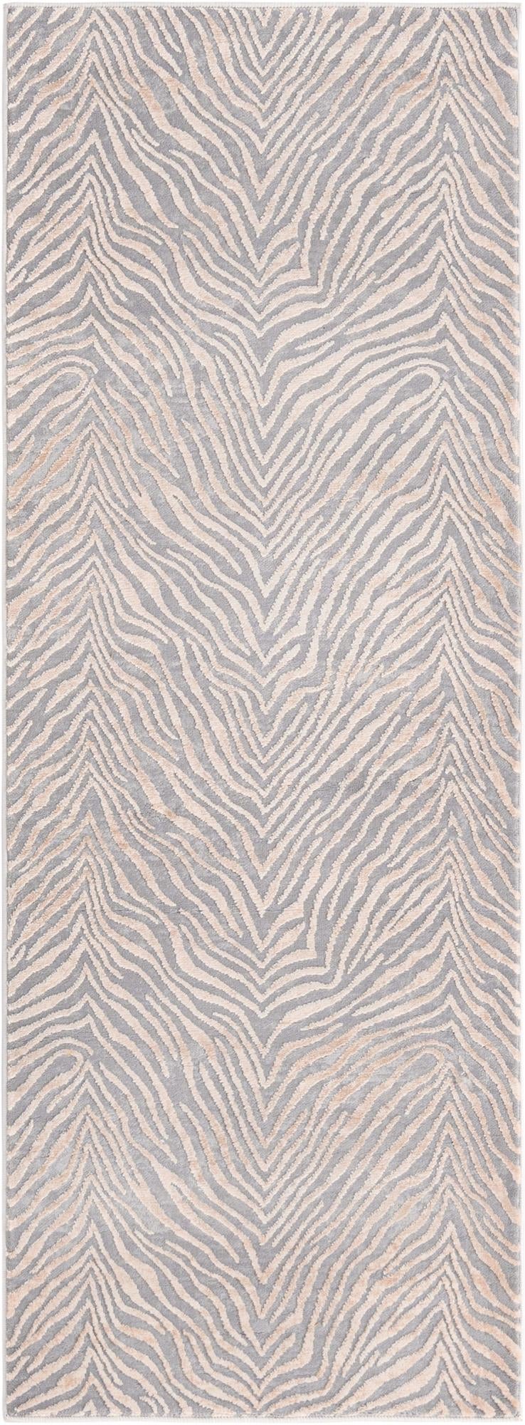 Bloomsbury Elegance Collection Area Rug -  Chelsea Runner Gray and Ivory  lifestyle 38