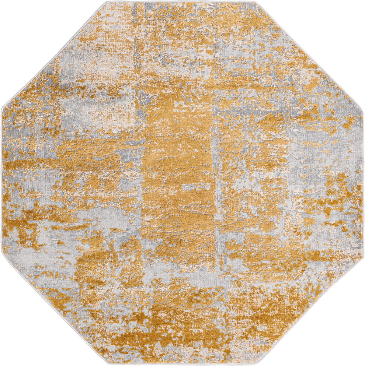 Bloomsbury Elegance Collection Area Rug -  Belgravia Octagon Yellow  lifestyle 94