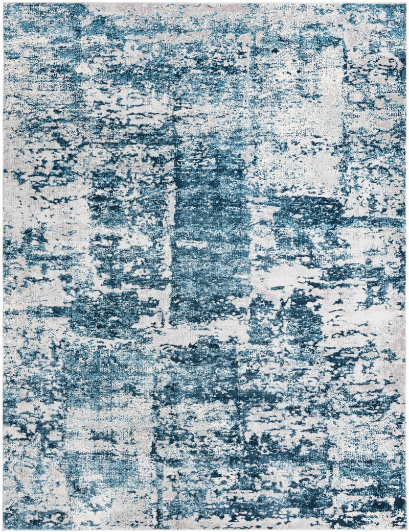 Bloomsbury Elegance Collection Area Rug -  Belgravia Rectangle Blue Main