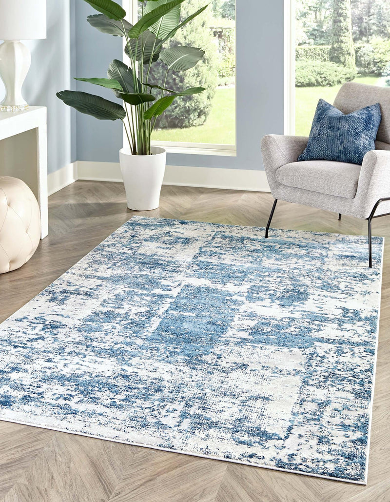 Bloomsbury Elegance Collection Area Rug -  Belgravia Rectangle Blue  lifestyle 4