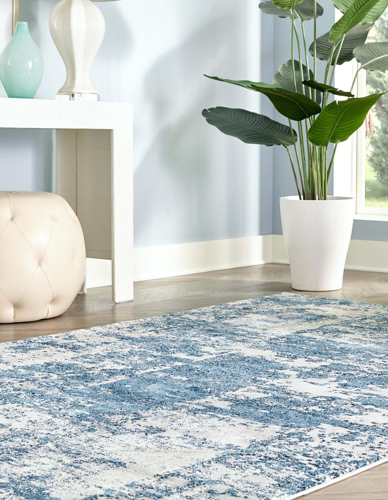 Bloomsbury Elegance Collection Area Rug -  Belgravia Rectangle Blue  lifestyle 7