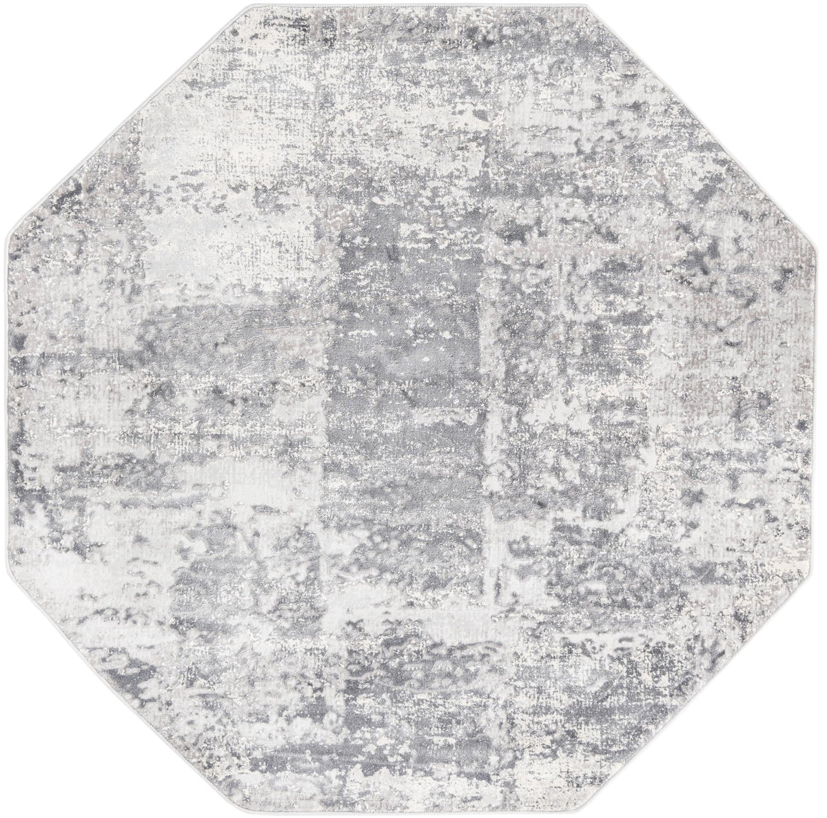Bloomsbury Elegance Collection Area Rug -  Belgravia Octagon Gray  lifestyle 51