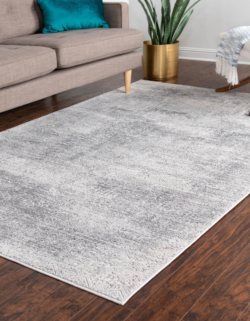 Bloomsbury Elegance Collection Area Rug -  Pimlico Rectangle Gray  lifestyle 5
