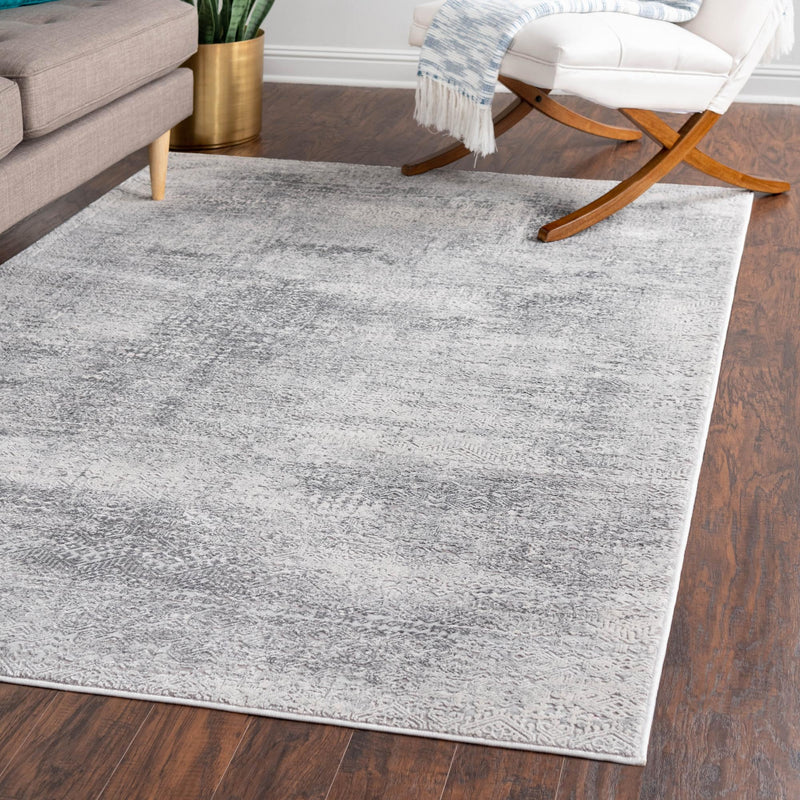 Bloomsbury Elegance Collection Area Rug -  Pimlico Rectangle Gray  lifestyle 29