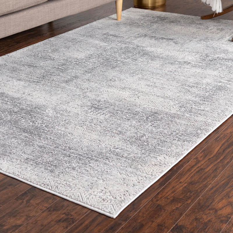 Bloomsbury Elegance Collection Area Rug -  Pimlico Rectangle Gray  lifestyle 31