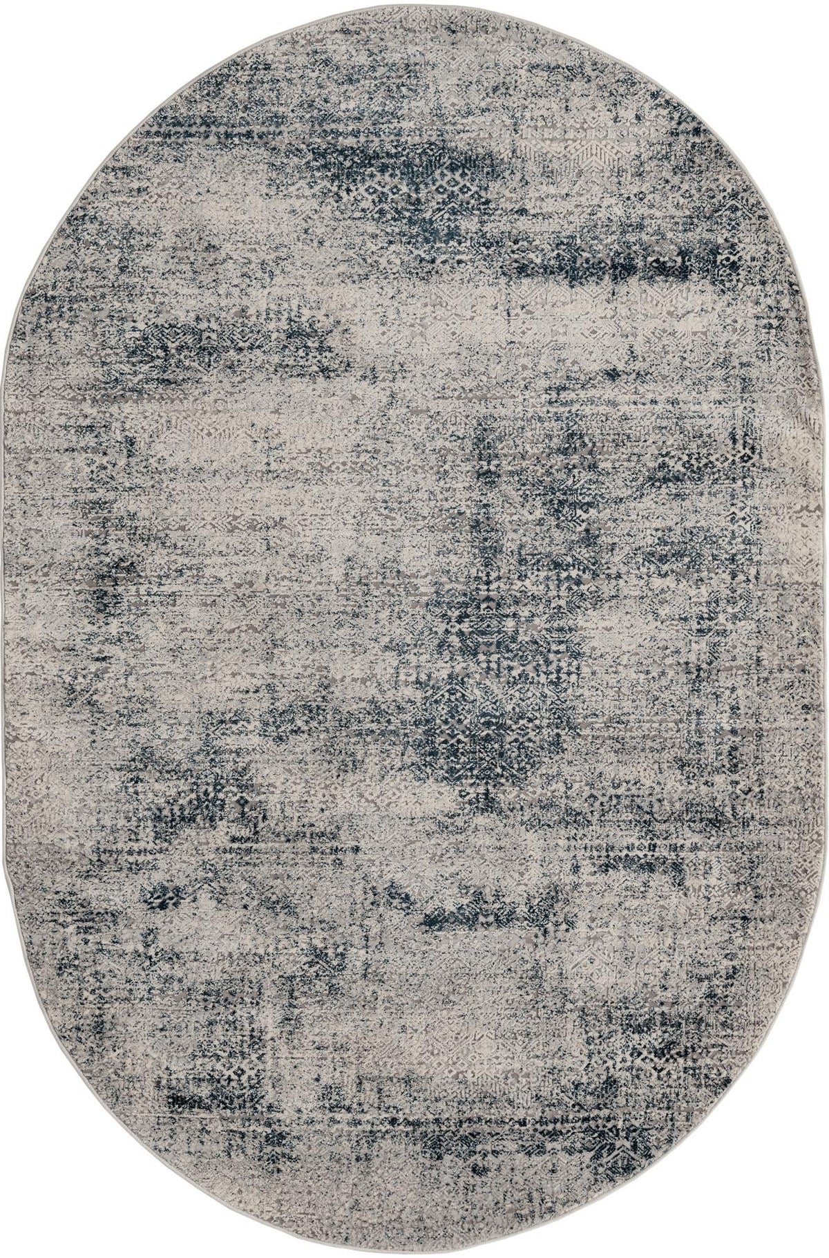 Bloomsbury Elegance Collection Area Rug -  Pimlico Oval Blue  lifestyle 78