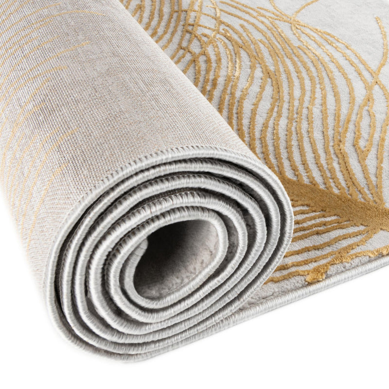 Bloomsbury Elegance Collection Area Rug -  Westminster Rectangle Yellow Gray  lifestyle 31