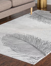 Bloomsbury Elegance Collection Area Rug -  Westminster Rectangle Gray  lifestyle 9