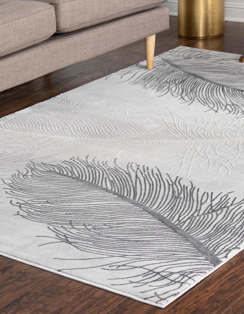 Bloomsbury Elegance Collection Area Rug -  Westminster Rectangle Gray  lifestyle 9