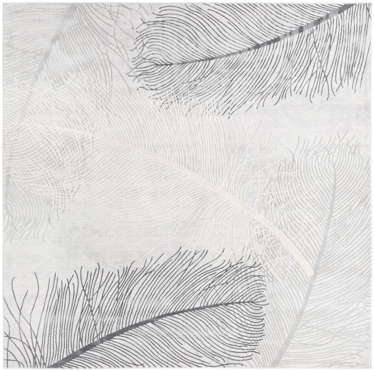 Bloomsbury Elegance Collection Area Rug -  Westminster Square Gray  lifestyle 48