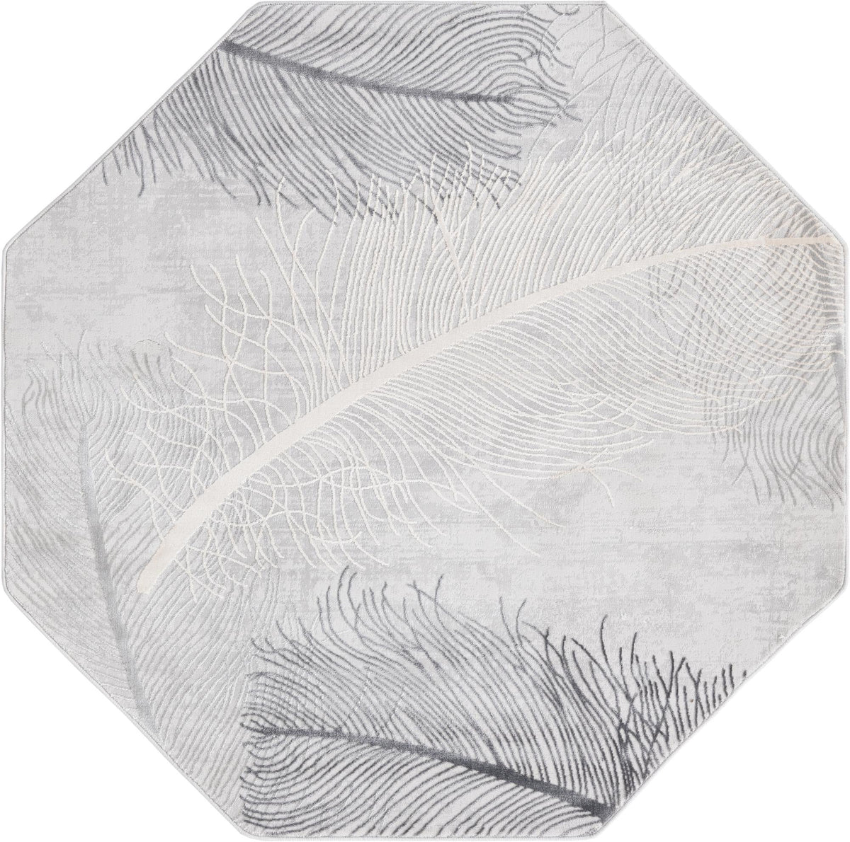 Bloomsbury Elegance Collection Area Rug -  Westminster Octagon Gray  lifestyle 49