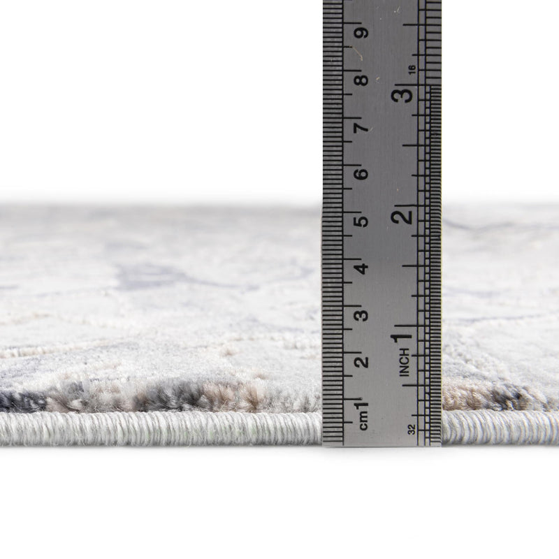 Bloomsbury Elegance Collection Area Rug -  Soho Rectangle Gray  lifestyle 11