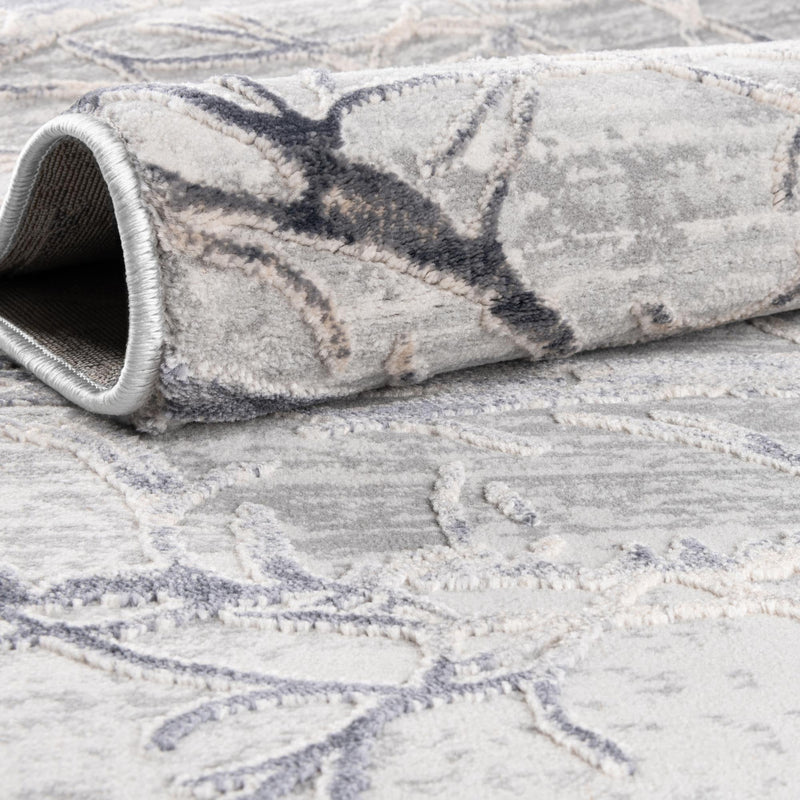 Bloomsbury Elegance Collection Area Rug -  Soho Rectangle Gray  lifestyle 14