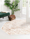 Kensington Collection Area Rug - Chelsea Octagon Cream  lifestyle 19