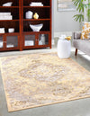 Kensington Collection Area Rug - Chelsea Rectangle Yellow  lifestyle 2