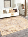 Kensington Collection Area Rug - Chelsea Square Yellow  lifestyle 10