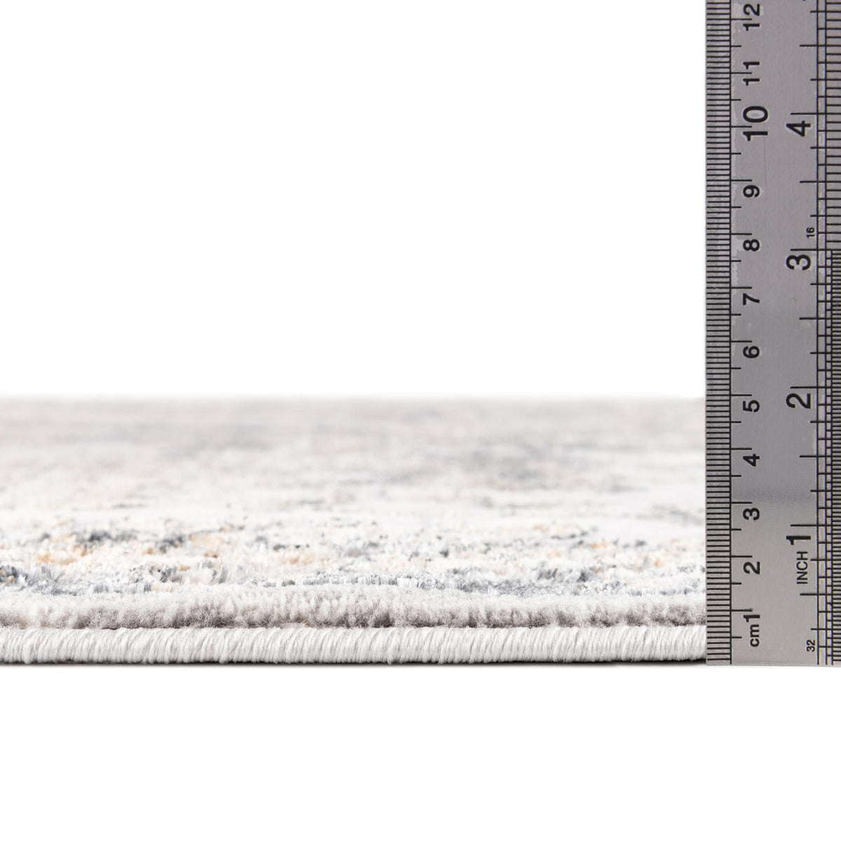 Kensington Collection Area Rug -  Paddington Oval Gray Ivory  lifestyle 16