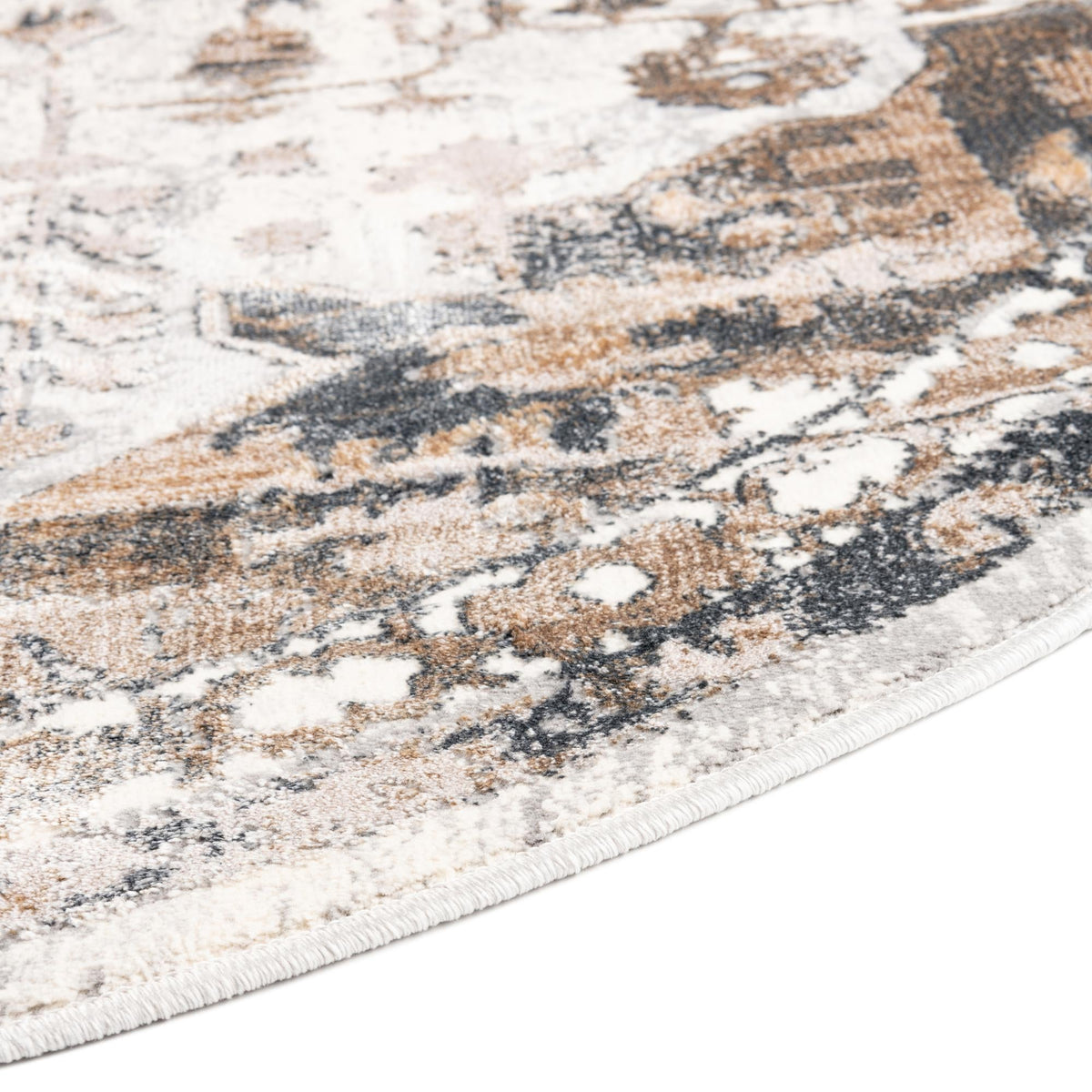 Kensington Collection Area Rug -  Paddington Oval Gray Ivory  lifestyle 20