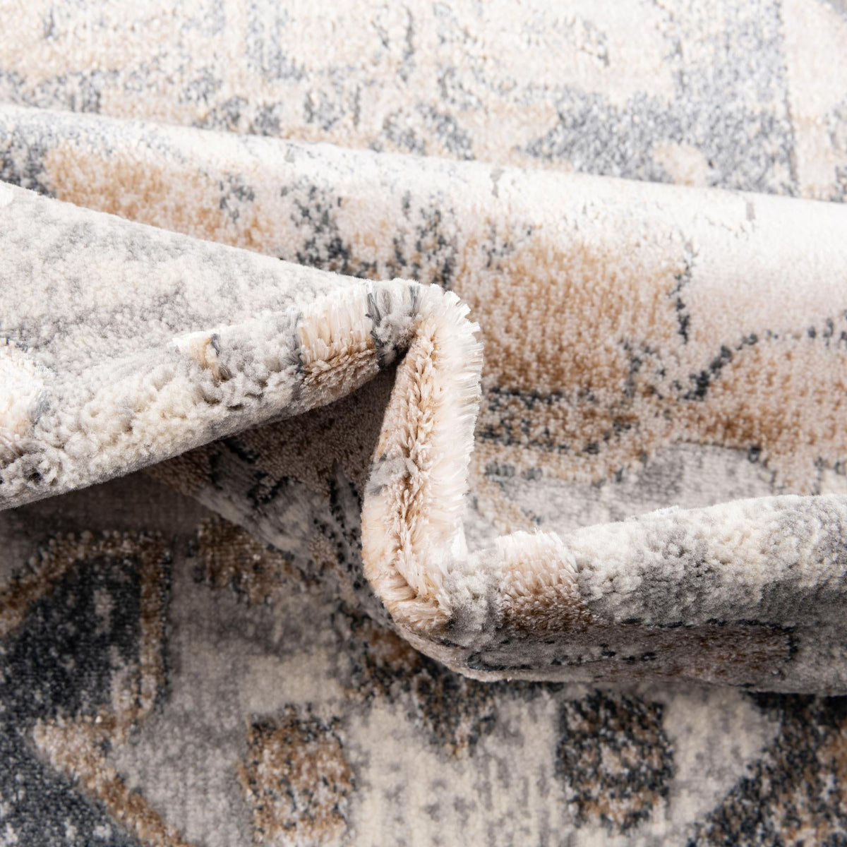 Kensington Collection Area Rug -  Paddington Oval Gray Ivory  lifestyle 22