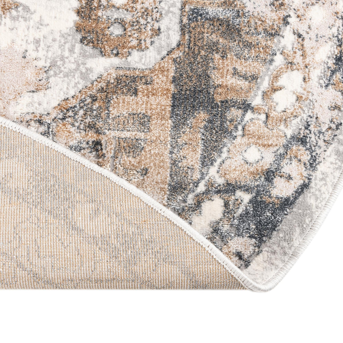 Kensington Collection Area Rug -  Paddington Oval Gray Ivory  lifestyle 24