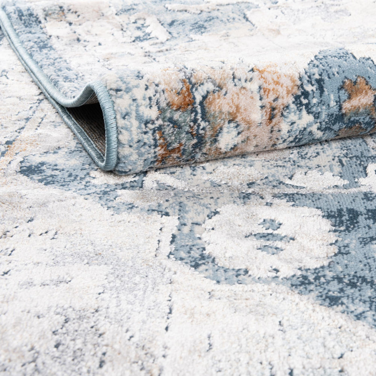 Kensington Collection Area Rug -  Paddington Oval Blue  lifestyle 19