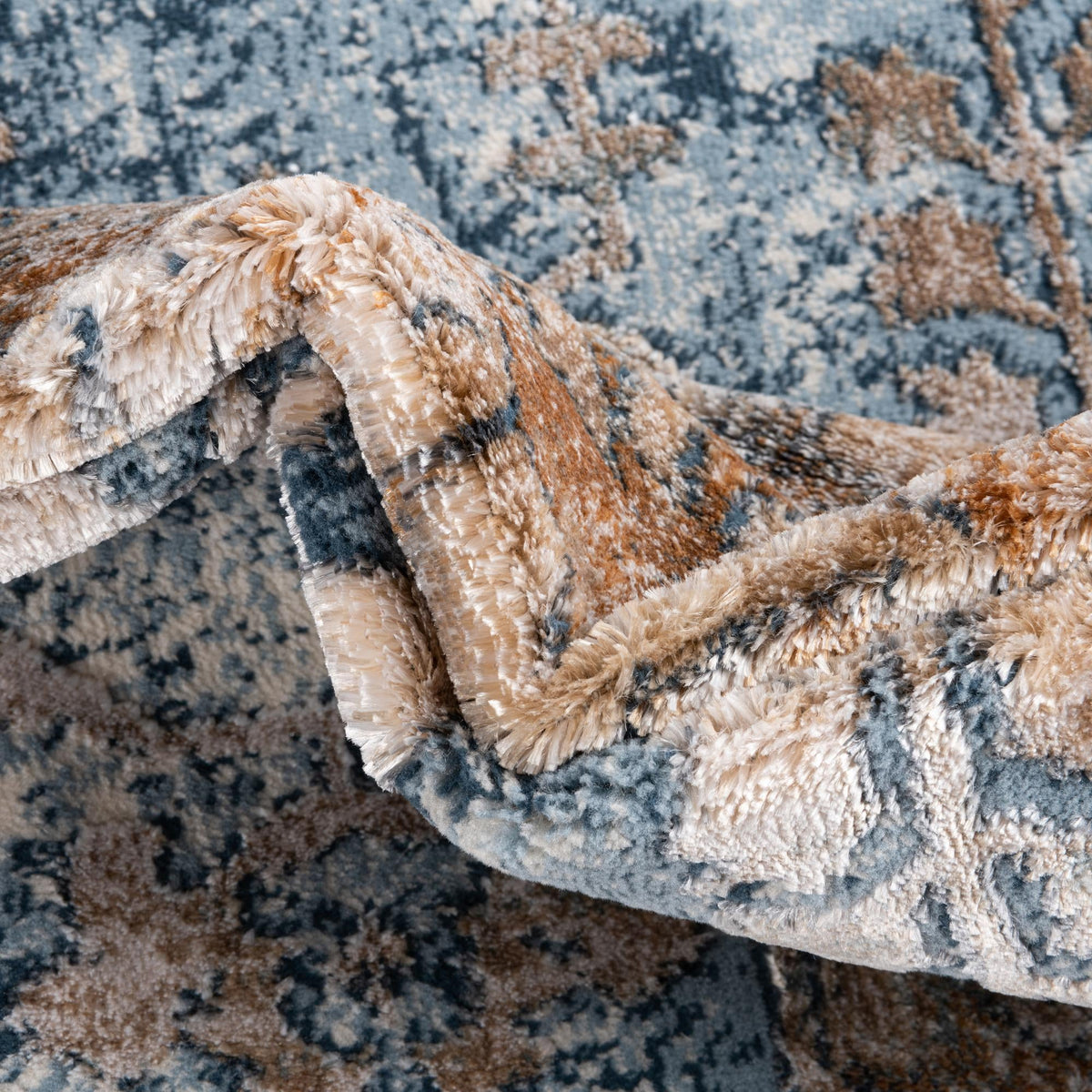 Kensington Collection Area Rug -  Paddington Oval Blue  lifestyle 23