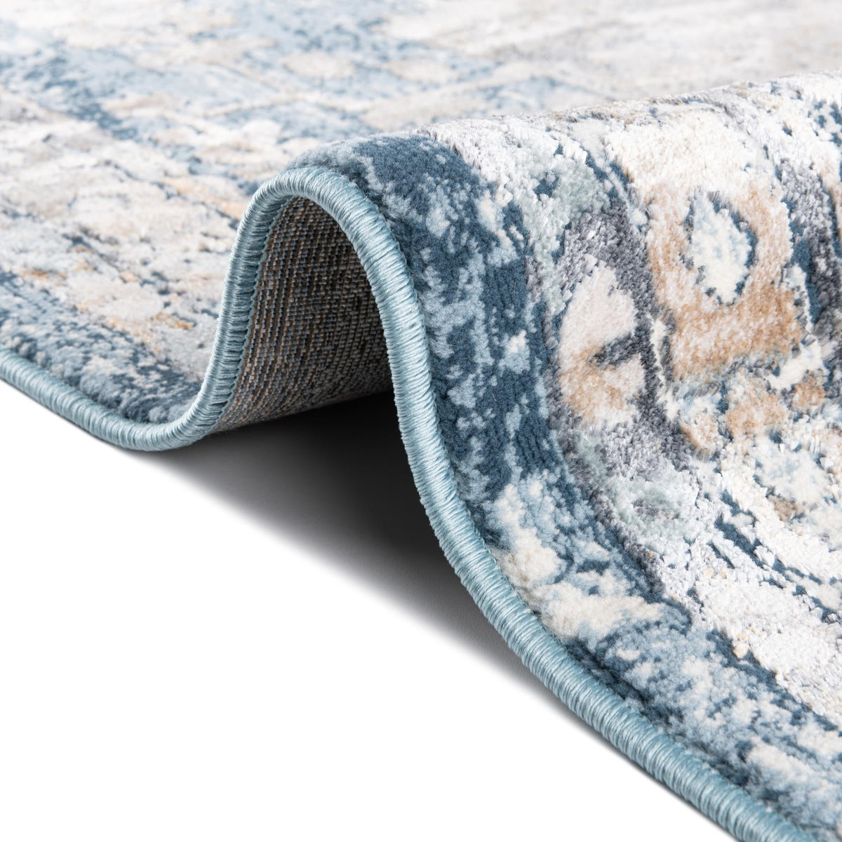 Kensington Collection Area Rug -  Paddington Oval Blue  lifestyle 26