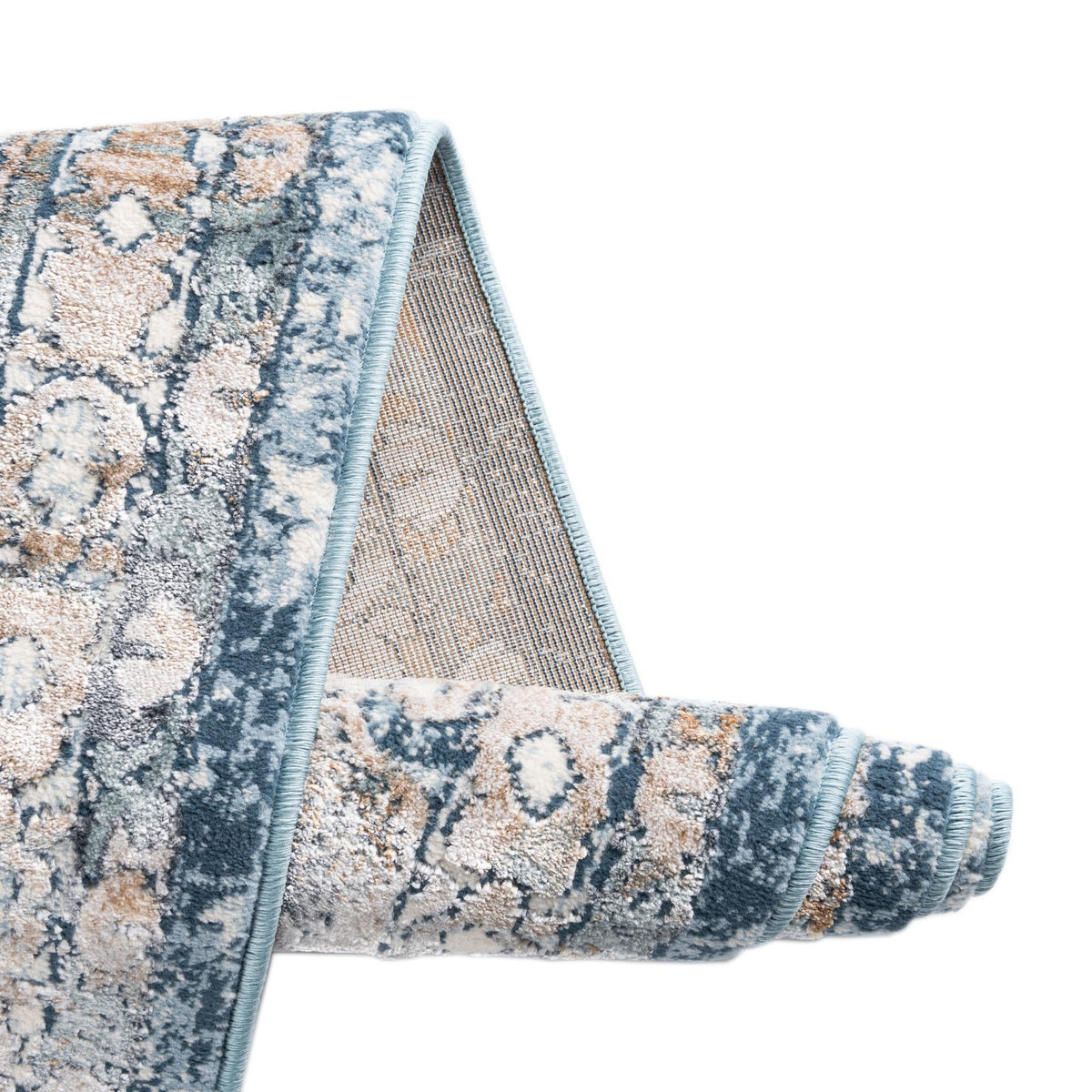 Kensington Collection Area Rug -  Paddington Oval Blue  lifestyle 27