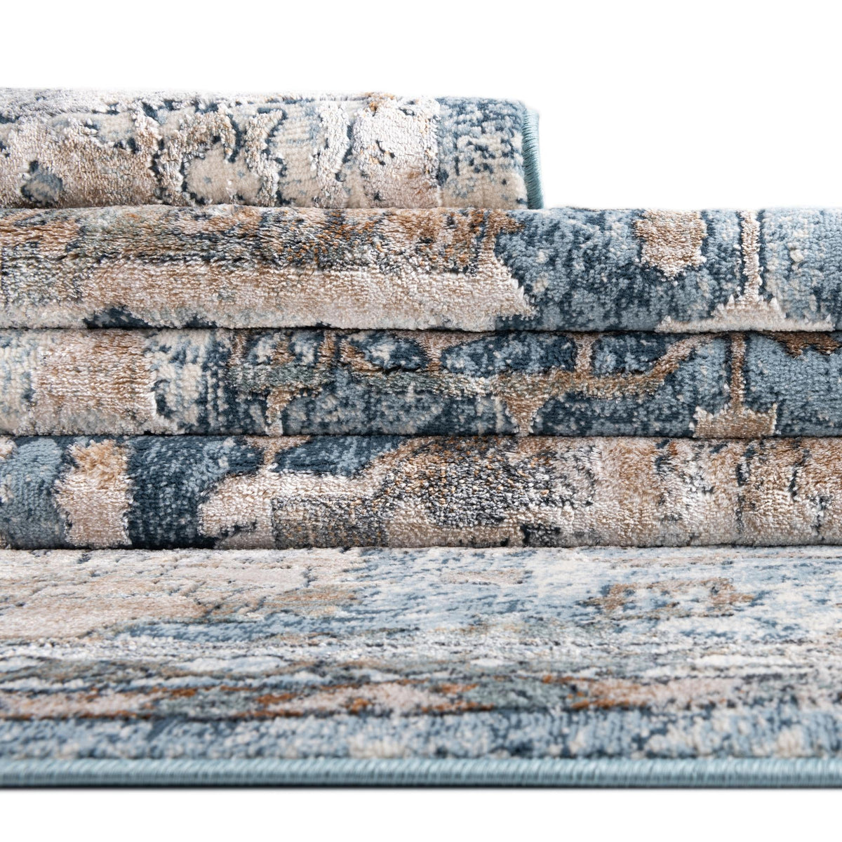 Kensington Collection Area Rug -  Paddington Oval Blue  lifestyle 30