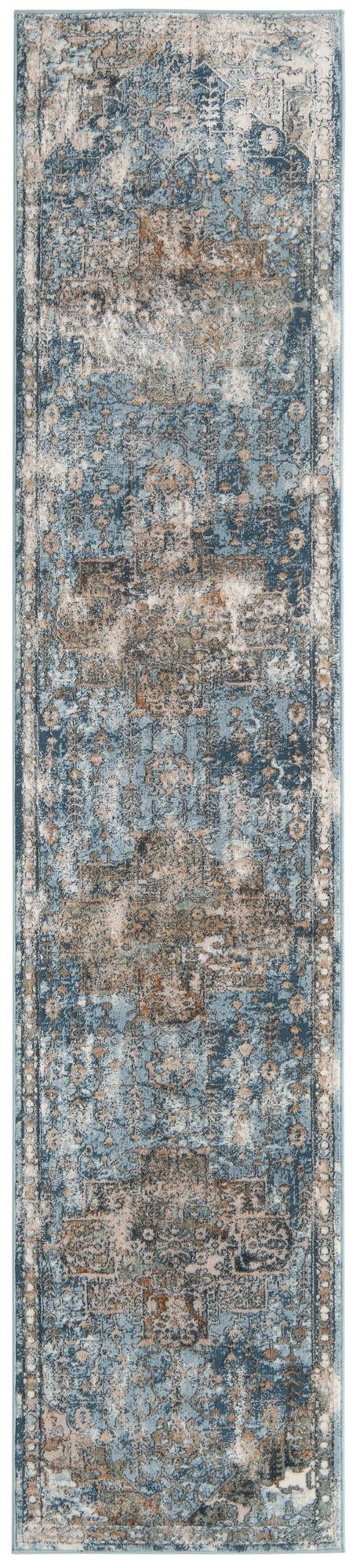 Kensington Collection Area Rug -  Paddington Runner Blue  lifestyle 17
