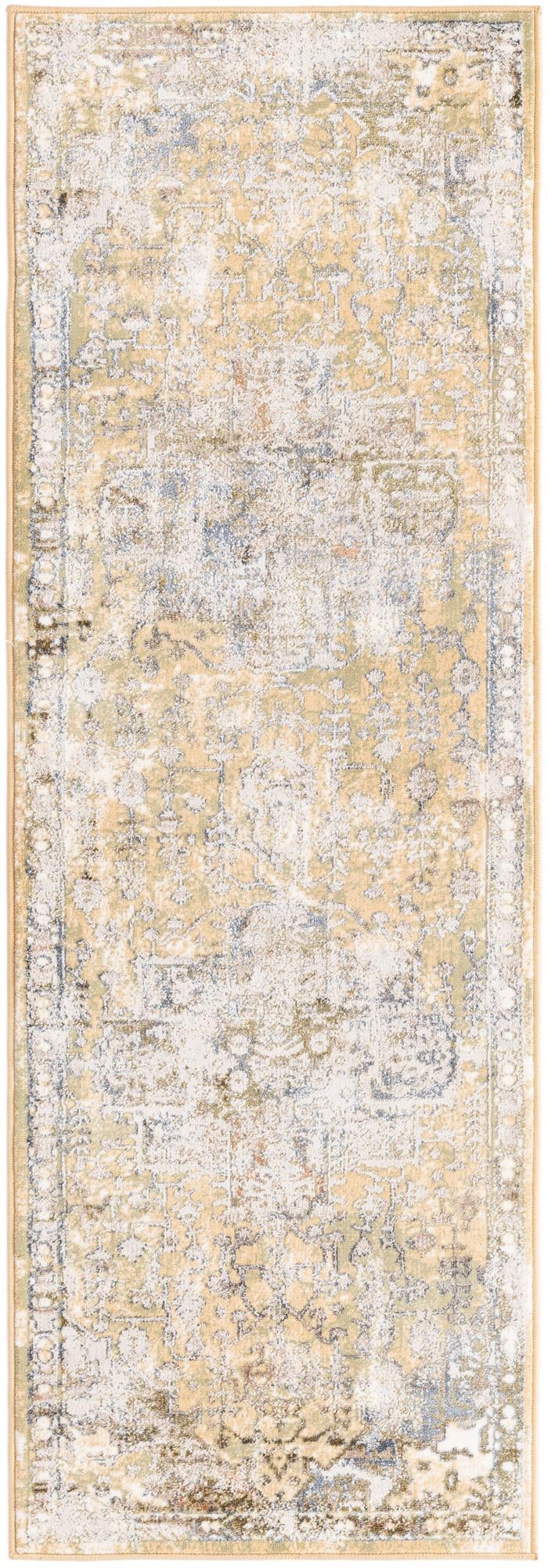 Kensington Collection Area Rug -  Paddington Runner Yellow  lifestyle 21
