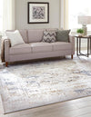 Kensington Collection Area Rug -  Belgravia Square Ivory Gray  lifestyle 28