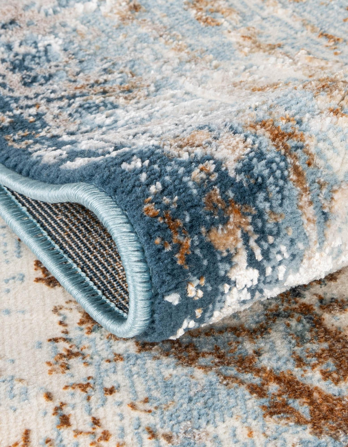 Kensington Collection Area Rug -  Belgravia Rectangle Blue  lifestyle 4