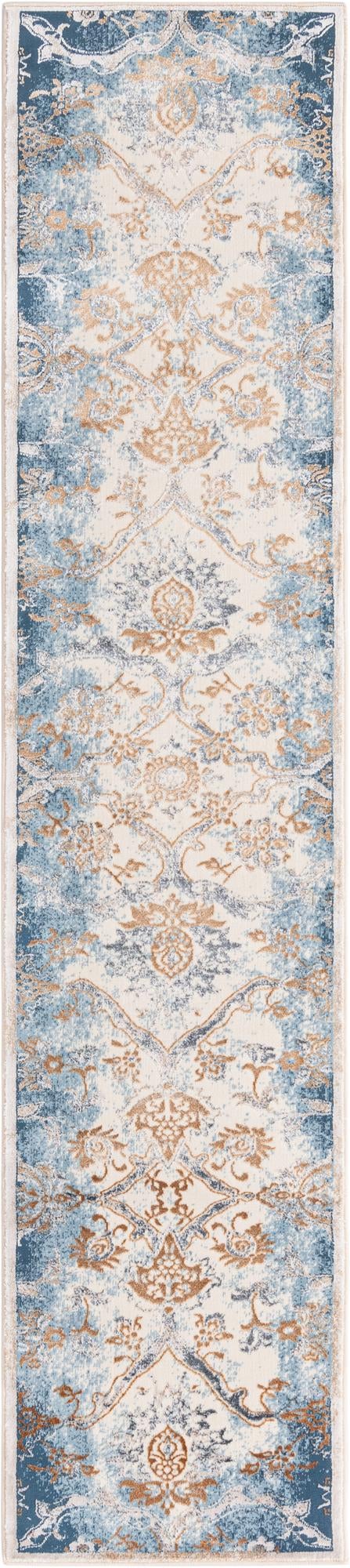 Kensington Collection Area Rug -  Mayfair Runner Blue  lifestyle 22