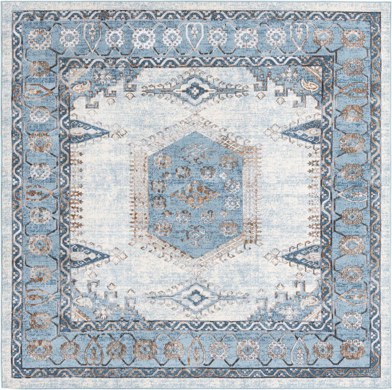 Kensington Collection Area Rug -  Notting Square Blue  lifestyle 6