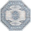 Kensington Collection Area Rug -  Notting Octagon Blue  lifestyle 7