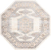 Kensington Collection Area Rug -  Notting Octagon Ivory  lifestyle 11
