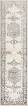 Kensington Collection Area Rug -  Notting Runner Ivory  lifestyle 13
