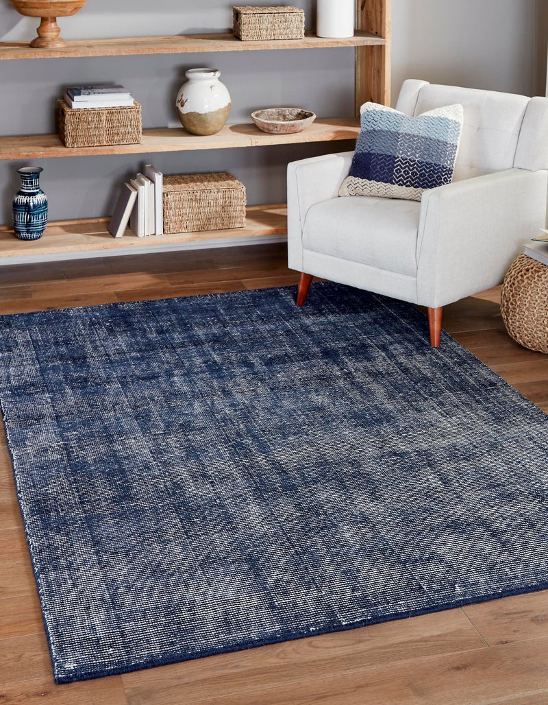 Berkshire Estate Collection Area Rug - Windsor (Blueberry) Rectangle Blueberry  lifestyle 2
