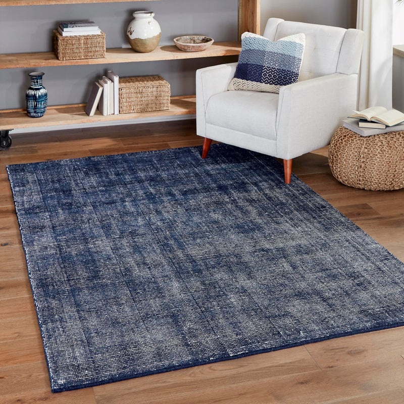 Berkshire Estate Collection Area Rug - Windsor (Blueberry) Rectangle Blueberry  lifestyle 15