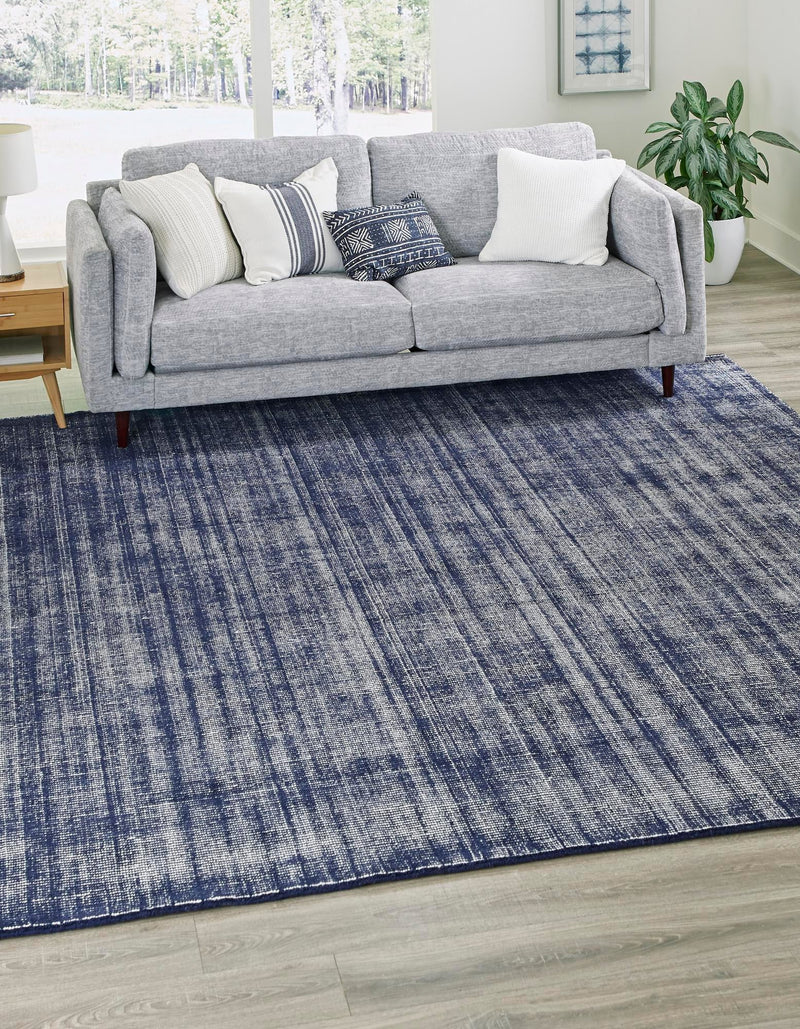 Berkshire Estate Collection Area Rug - Windsor (Blueberry) Square Blueberry  lifestyle 20