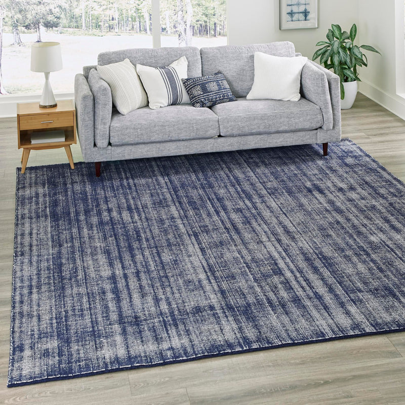 Berkshire Estate Collection Area Rug - Windsor (Blueberry) Square Blueberry  lifestyle 56