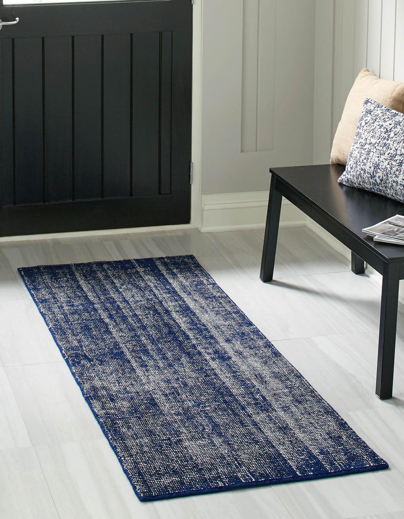 Berkshire Estate Collection Area Rug - Windsor (Blueberry) Runner Blueberry  lifestyle 21