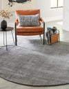 Berkshire Estate Collection Area Rug - Windsor (Earl Grey) Round Earl Grey  lifestyle 21