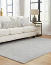 Berkshire Estate Collection Area Rug - Windsor (Grey Manor) Rectangle Grey Manor  lifestyle 3